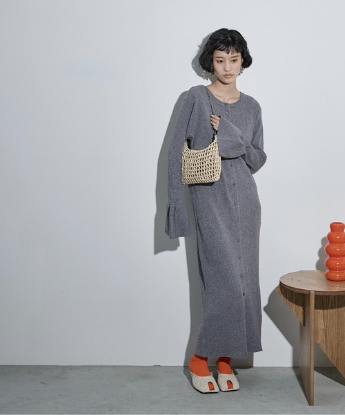 THE YOn（ザヨン）の「チェーンストラップ雑材メッシュバッグ（ハンドバッグ・レディース・ナチュラル/レッド/ブラウン・FREE）」の7枚目の写真