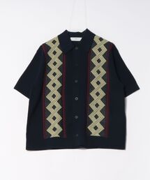 TOGA VIRILIS | TOGA VIRILIS Stripe knit polo shirt(ニット/セーター)