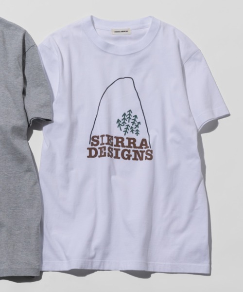 SIERRA DESIGNS(シェラデザイン)の「2026年新作【SIERRA DESIGINS】CLASSIC LOGO TEE(Tシャツ/カットソー・メンズ・グレー/ホワイト・X-LARGE/LARGE/MEDIUM/SMALL)」の2枚目の写真