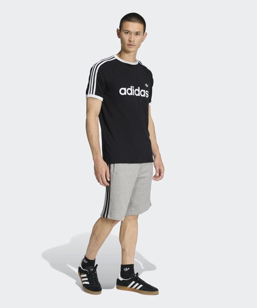 adidas（アディダス）の「スリーストライプス スリム リンガー Tシャツ / アディダスオリジナルス adidas Originals（Tシャツ/カットソー・メンズ・ブルー/ブラック/ホワイト・X-LARGE/LARGE/3XL/XX-LARGE/X-SMALL/SMALL/MEDIUM/XX-SMALL）」の13枚目の写真