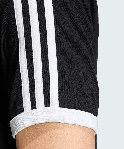 adidas（アディダス）の「スリーストライプス スリム リンガー Tシャツ / アディダスオリジナルス adidas Originals（Tシャツ/カットソー・メンズ・ブルー/ブラック/ホワイト・X-LARGE/LARGE/3XL/XX-LARGE/X-SMALL/SMALL/MEDIUM/XX-SMALL）」の12枚目の写真