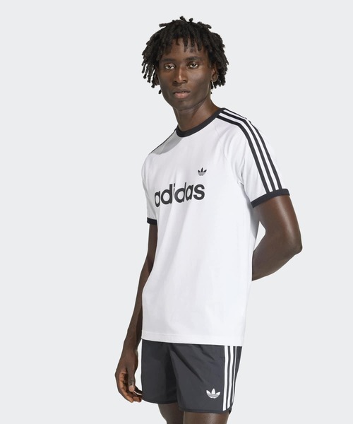 adidas（アディダス）の「スリーストライプス スリム リンガー Tシャツ / アディダスオリジナルス adidas Originals（Tシャツ/カットソー・メンズ・ブルー/ブラック/ホワイト・X-LARGE/LARGE/3XL/XX-LARGE/X-SMALL/SMALL/MEDIUM/XX-SMALL）」の21枚目の写真