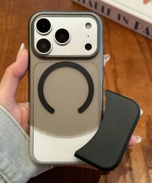 Fun & Daily（ファンアンドデイリー）の「F&D : ツートンクリアiPhoneケース / 16 / 17 / Plus / Pro / Pro Max / Air アイフォンケース（スマホケース/カバー・レディース）」
