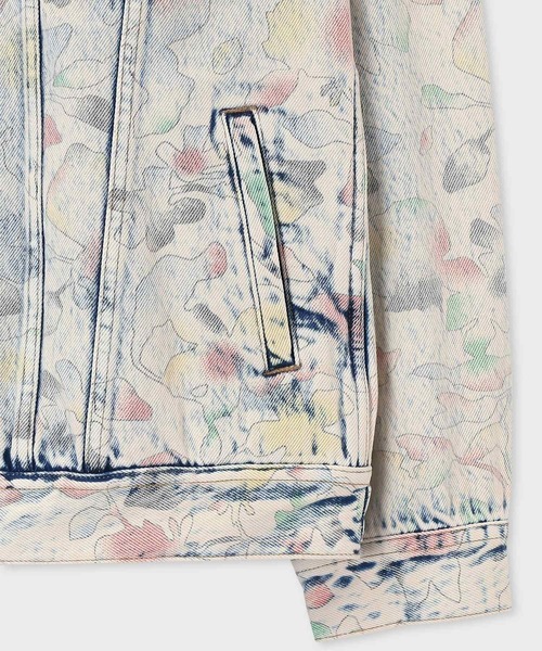 Bleach Denim Floral' デニムジャケット / 162100 459Y（デニム