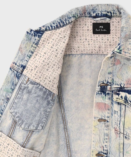 Bleach Denim Floral' デニムジャケット / 162100 459Y（デニム