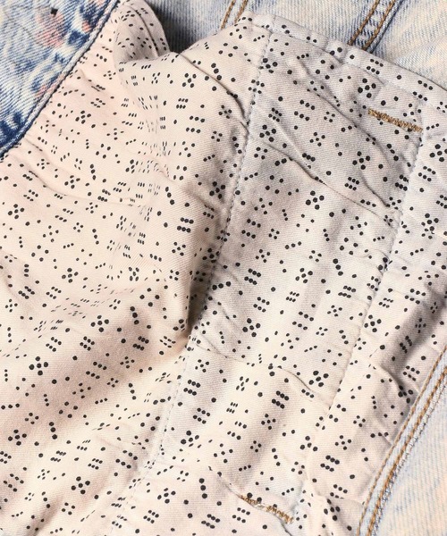 Bleach Denim Floral' デニムジャケット / 162100 459Y（デニム