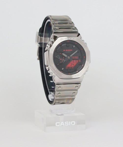 G-SHOCK(ジーショック)の「FINE METALLIC SERIES / GM-2100YRA-8AJF(アナログ腕時計・メンズ・シルバー・FREE)」の7枚目の写真
