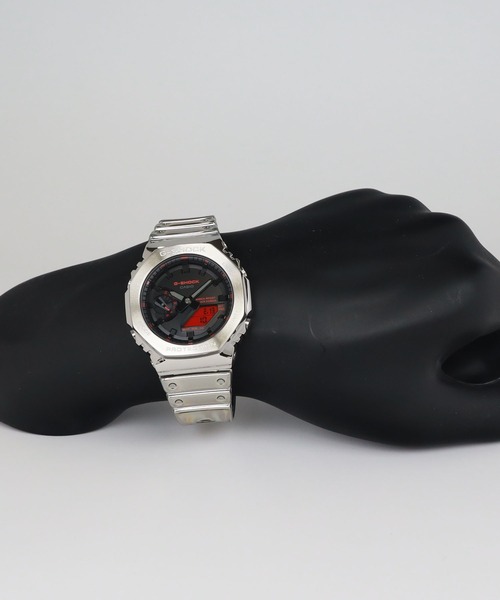 G-SHOCK(ジーショック)の「FINE METALLIC SERIES / GM-2100YRA-8AJF(アナログ腕時計・メンズ・シルバー・FREE)」の13枚目の写真