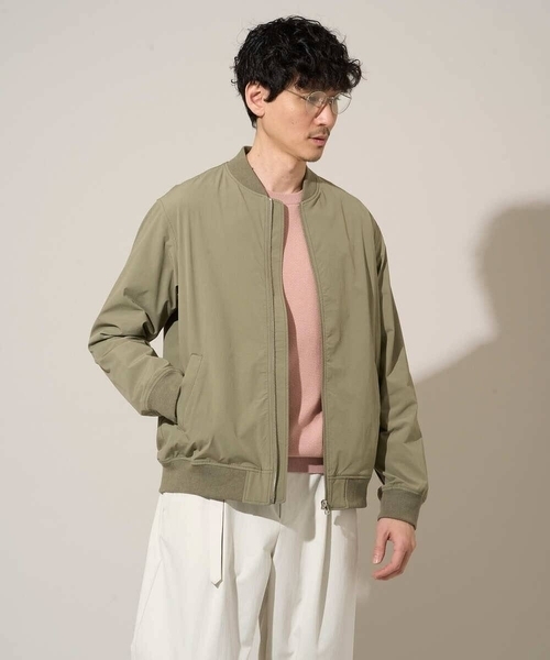a.v.v(アーヴェヴェ)の「軽やかに着れる春夏ニット 【洗濯機で洗える】タックメッシュクルーネックニット(ニット/セーター・メンズ・ピンク/ホワイト/ミント・46/48)」の8枚目の写真