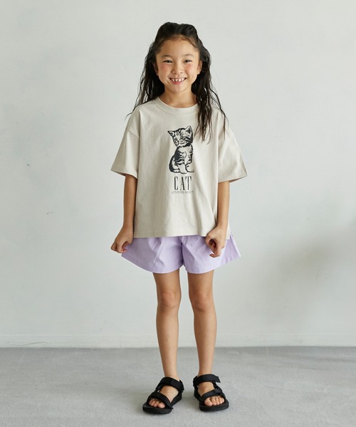 undeny.(アンディニ-)の「アンディニー CAT Tシャツ(Tシャツ/カットソー・キッズ・サックスブルー/ホワイト/ベージュ系その他・XL/L/M)」の11枚目の写真
