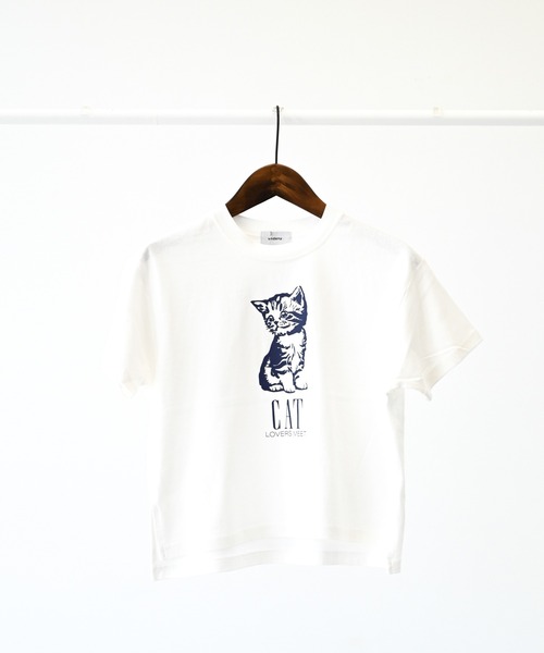 undeny.(アンディニ-)の「アンディニー CAT Tシャツ(Tシャツ/カットソー・キッズ・サックスブルー/ホワイト/ベージュ系その他・XL/L/M)」の13枚目の写真