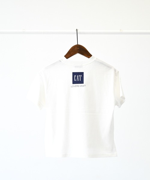 undeny.(アンディニ-)の「アンディニー CAT Tシャツ(Tシャツ/カットソー・キッズ・サックスブルー/ホワイト/ベージュ系その他・XL/L/M)」の14枚目の写真