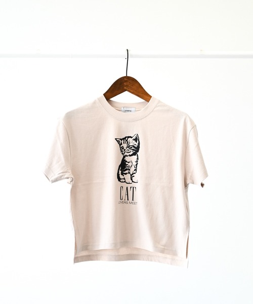 undeny.(アンディニ-)の「アンディニー CAT Tシャツ(Tシャツ/カットソー・キッズ・サックスブルー/ホワイト/ベージュ系その他・XL/L/M)」の17枚目の写真