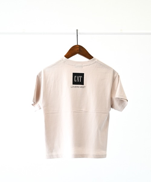 undeny.(アンディニ-)の「アンディニー CAT Tシャツ(Tシャツ/カットソー・キッズ・サックスブルー/ホワイト/ベージュ系その他・XL/L/M)」の18枚目の写真