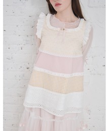 Lolime by mellfy memory（ロリミー バイ メルフィーメモリー）の「patchwork sleeveless top（タンクトップ）」