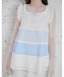 Lolime by mellfy memory（ロリミー バイ メルフィーメモリー）の「patchwork sleeveless top（タンクトップ）」