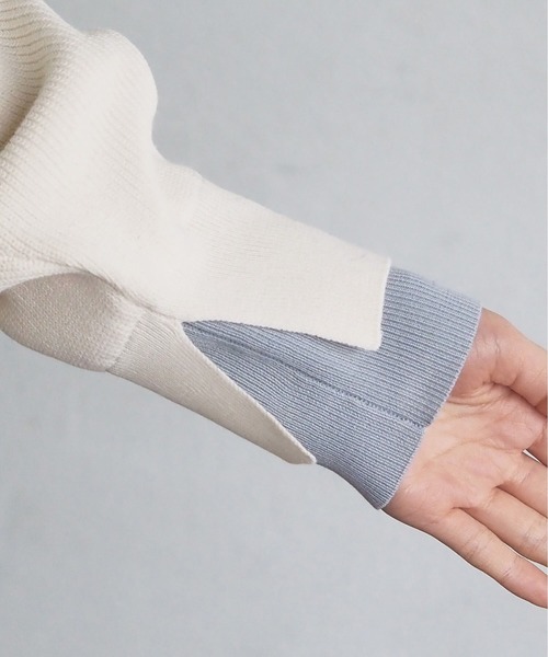 tiptop（ティップトップ）の「畦編配色Vネックショートカーディガン（カーディガン/ボレロ・レディース・グレー/チャコールグレー/アイボリー/ピンク・FREE）」の5枚目の写真