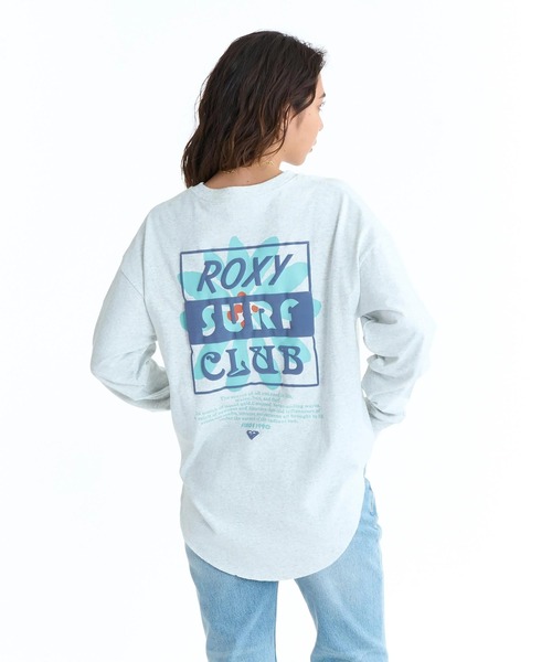 ROXY（ロキシー）の「ROXY ウィメンズ ALL NEED IN LIFE ロンT 【2026年春夏モデル】/ロキシーフラワーモチーフバックプリントラウンドヘム長袖ロンT（Tシャツ/カットソー・レディース・ベージュ/ブラック/ナチュラル/グレー・SMALL/LARGE/MEDIUM）」の14枚目の写真