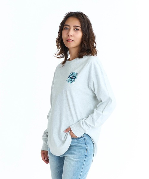 ROXY（ロキシー）の「ROXY ウィメンズ ALL NEED IN LIFE ロンT 【2026年春夏モデル】/ロキシーフラワーモチーフバックプリントラウンドヘム長袖ロンT（Tシャツ/カットソー・レディース・ベージュ/ブラック/ナチュラル/グレー・SMALL/LARGE/MEDIUM）」の15枚目の写真