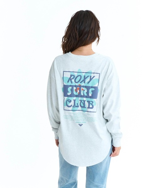 ROXY（ロキシー）の「ROXY ウィメンズ ALL NEED IN LIFE ロンT 【2026年春夏モデル】/ロキシーフラワーモチーフバックプリントラウンドヘム長袖ロンT（Tシャツ/カットソー・レディース・ベージュ/ブラック/ナチュラル/グレー・SMALL/LARGE/MEDIUM）」の16枚目の写真