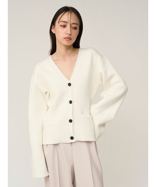 SNIDEL(スナイデル)の「バテンレースカラーニットカーディガン(カーディガン/ボレロ・レディース・グレー/オフホワイト/その他・F)」の19枚目の写真