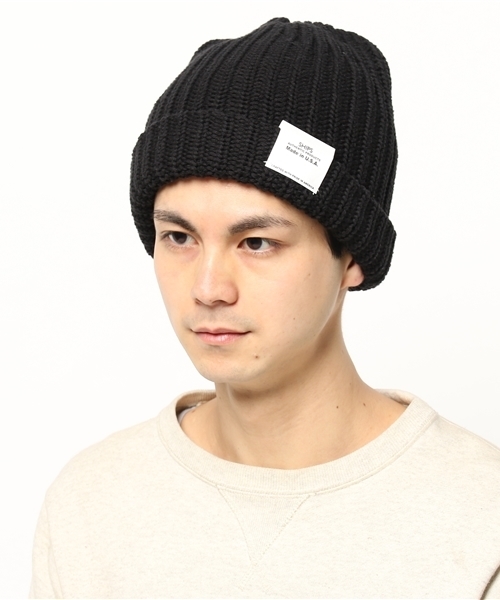 SHIPS（シップス）の「SA: アメリカ製 コットン ニットキャップ（ニットキャップ/ビーニー・メンズ・ブラック/ワイン/ネイビー・ONE SIZE）」の8枚目の写真