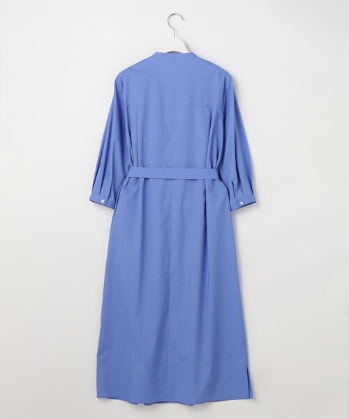 J.PRESS(ジェイプレス)の「【WEB限定】SOFT TC ストレッチ シャツ ワンピース(ワンピース・レディース・ブルー系・11/9)」の5枚目の写真