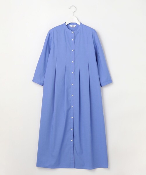J.PRESS(ジェイプレス)の「【WEB限定】SOFT TC ストレッチ シャツ ワンピース(ワンピース・レディース・ブルー系・11/9)」の13枚目の写真