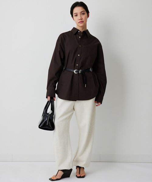 Whim Gazette（ウィムガゼット）の「2way裏毛パンツ（スウェットパンツ・レディース・グレー/ホワイト系その他・FREE）」の9枚目の写真