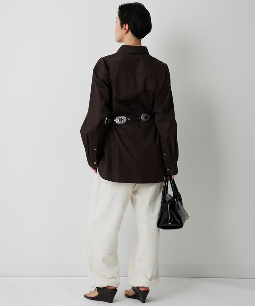 Whim Gazette（ウィムガゼット）の「2way裏毛パンツ（スウェットパンツ・レディース・グレー/ホワイト系その他・FREE）」の6枚目の写真