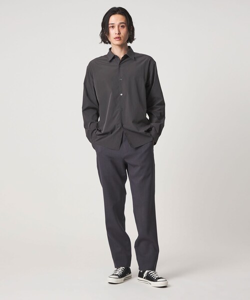 A DAY IN THE LIFE UNITED ARROWS(アデイインザライフユナイテッドアローズ)の「ライトワッシャー ポプリン リラックスレギュラーカラーシャツ<A DAY IN THE LIFE>(シャツ/ブラウス・メンズ・ライトブルー/ダークグレー/ホワイト・M/L)」の7枚目の写真