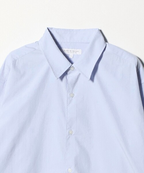 A DAY IN THE LIFE UNITED ARROWS(アデイインザライフユナイテッドアローズ)の「ライトワッシャー ポプリン リラックスレギュラーカラーシャツ<A DAY IN THE LIFE>(シャツ/ブラウス・メンズ・ライトブルー/ダークグレー/ホワイト・M/L)」の20枚目の写真