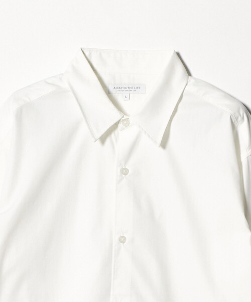 A DAY IN THE LIFE UNITED ARROWS(アデイインザライフユナイテッドアローズ)の「ライトワッシャー ポプリン リラックスレギュラーカラーシャツ<A DAY IN THE LIFE>(シャツ/ブラウス・メンズ・ライトブルー/ダークグレー/ホワイト・M/L)」の16枚目の写真