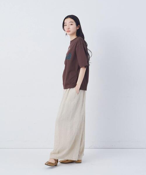 conges payes ADIEU TRISTESSE（コンジェ ペイエ アデュートリステス）の「ベジタブルプリントTシャツ（Tシャツ/カットソー・レディース・オフホワイト/ブラウン/ベージュ・FREE）」の12枚目の写真