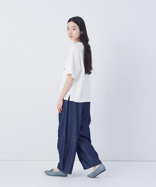 conges payes ADIEU TRISTESSE（コンジェ ペイエ アデュートリステス）の「ベジタブルプリントTシャツ（Tシャツ/カットソー・レディース・オフホワイト/ブラウン/ベージュ・FREE）」の19枚目の写真