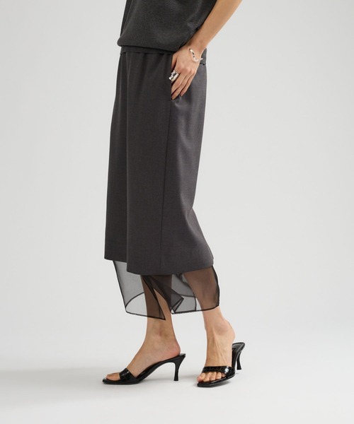 Chaos（カオス）の「Chaos(カオス)/クーシュスカート（スカート・レディース・ベージュ/グレー・38/36）」の7枚目の写真