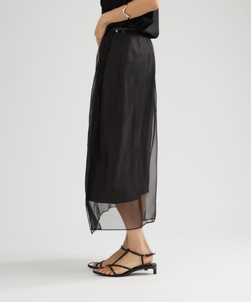 Chaos（カオス）の「Chaos(カオス)/クーシュスカート（スカート・レディース・ベージュ/グレー・38/36）」の13枚目の写真