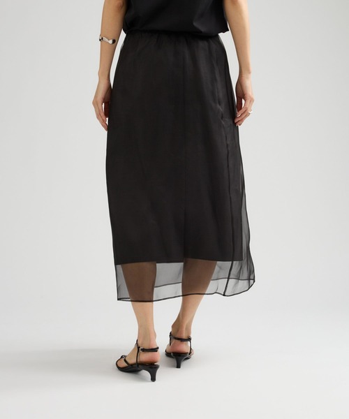 Chaos（カオス）の「Chaos(カオス)/クーシュスカート（スカート・レディース・ベージュ/グレー・38/36）」の14枚目の写真