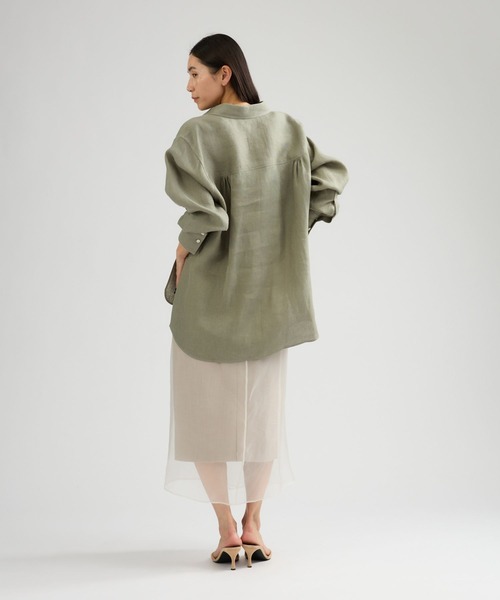 Chaos（カオス）の「Chaos(カオス)/クーシュスカート（スカート・レディース・ベージュ/グレー・38/36）」の17枚目の写真