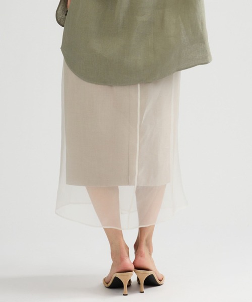 Chaos（カオス）の「Chaos(カオス)/クーシュスカート（スカート・レディース・ベージュ/グレー・38/36）」の20枚目の写真