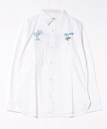 EFFECTEN | 【HOUSTON】フラミンゴ　刺繍　シャツ(シャツ/ブラウス)