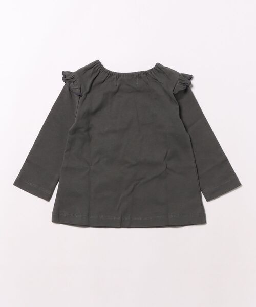 Will Mery（ウイルメリィ）の「【WEB限定】リボン付プリント肩フリル長袖Tシャツ（Tシャツ/カットソー・キッズ・ピンク/スミクロ・80/130/120/110/100/90）」の10枚目の写真