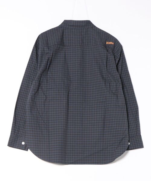 Kappa(カッパ)の「≪Kappa×and ST ウェルネスクラブ≫シャツ(シャツ/ブラウス・レディース・ネイビー/ベージュ/ブルー・MEDIUM/LARGE/SMALL)」の4枚目の写真