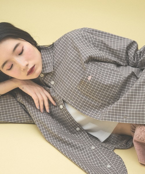 Kappa(カッパ)の「≪Kappa×and ST ウェルネスクラブ≫シャツ(シャツ/ブラウス・レディース・ネイビー/ベージュ/ブルー・MEDIUM/LARGE/SMALL)」の17枚目の写真