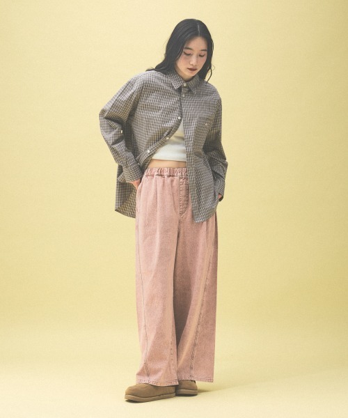 Kappa(カッパ)の「≪Kappa×and ST ウェルネスクラブ≫シャツ(シャツ/ブラウス・レディース・ネイビー/ベージュ/ブルー・MEDIUM/LARGE/SMALL)」の18枚目の写真