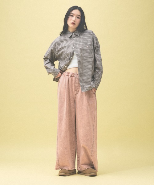 Kappa(カッパ)の「≪Kappa×and ST ウェルネスクラブ≫シャツ(シャツ/ブラウス・レディース・ネイビー/ベージュ/ブルー・MEDIUM/LARGE/SMALL)」の19枚目の写真