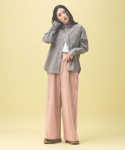 Kappa(カッパ)の「≪Kappa×and ST ウェルネスクラブ≫シャツ(シャツ/ブラウス・レディース・ネイビー/ベージュ/ブルー・MEDIUM/LARGE/SMALL)」の20枚目の写真