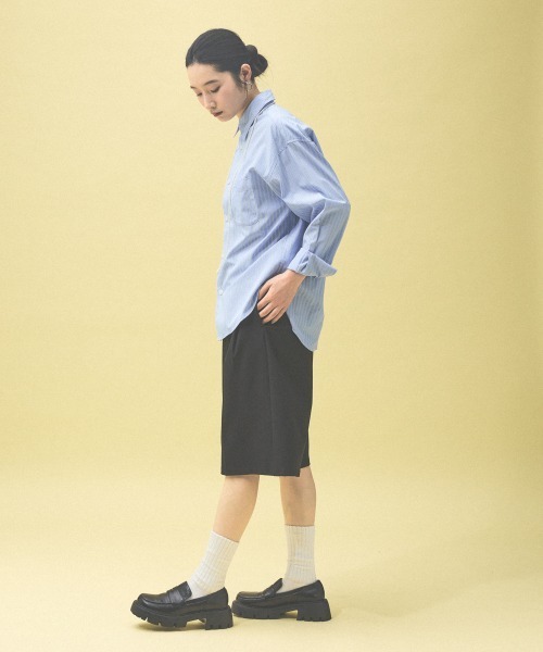 Kappa(カッパ)の「≪Kappa×and ST ウェルネスクラブ≫シャツ(シャツ/ブラウス・レディース・ネイビー/ベージュ/ブルー・MEDIUM/LARGE/SMALL)」の12枚目の写真