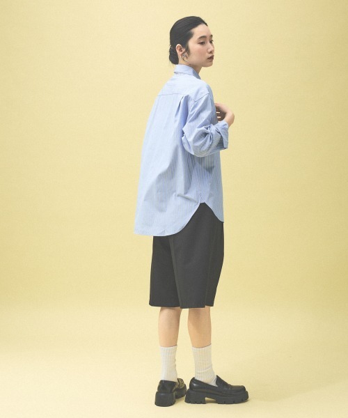 Kappa(カッパ)の「≪Kappa×and ST ウェルネスクラブ≫シャツ(シャツ/ブラウス・レディース・ネイビー/ベージュ/ブルー・MEDIUM/LARGE/SMALL)」の13枚目の写真