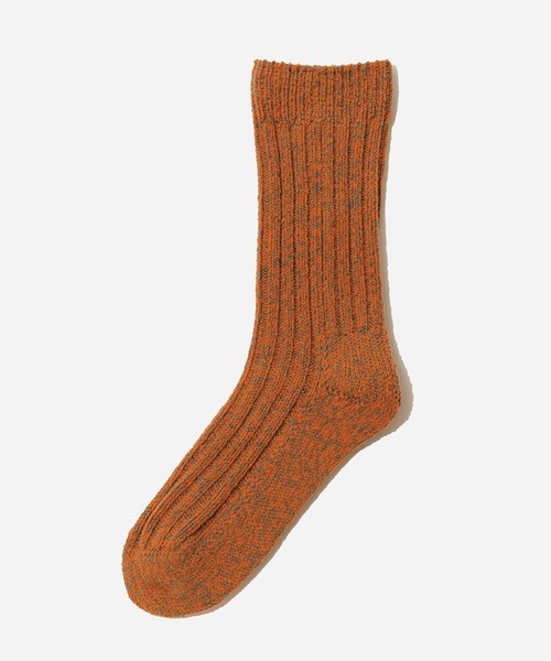 CHICSTOCKS(シックストックス)の「ローゲージリブソックス(ソックス/靴下・メンズ・ブルーグリーン/ダークグレー/オレンジ・SMALL/LARGE)」の7枚目の写真